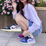 耐克（NIKE）女鞋春Air JORDAN1 LOWaj1低幫休閑板鞋運(yùn)動籃球鞋 DJ4342-400鴛鴦撞色 37.5