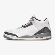 耐克（NIKE） Air Jordan 3 AJ3 喬3男子籃球鞋 CT8532 DR8869 水泥灰 黑 火焰紅CT8532-106 46