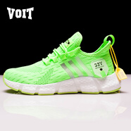 沃特（VOIT）沃特男鞋爆米花斷碼撿漏運動(dòng)鞋夏季透氣軟底跑步鞋男 A871綠色 37