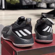 阿迪達斯（adidas）男鞋2025秋季新款輕便緩震運動(dòng)鞋訓練防滑緩震低幫籃球鞋 GY2439黑白利拉德 43