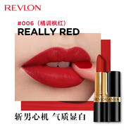 美國revlon露華濃口紅 325 525 830 445 225 006持久保濕學(xué)生 006#橘調(diào)正紅色號
