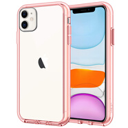 JETechJETech 蘋果iPhone 11手機殼TPU軟邊PC背板防摔保護套6.1英寸屏 玫瑰金