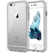 JETechJETech 蘋果iPhone 6/6s Plus手機殼TPU軟邊PC背板防摔保護套5.5英寸屏 灰色