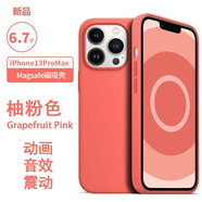 諾邦士 適用蘋果13手機殼動畫磁吸iphone13液態(tài)硅膠防摔手機保護套網(wǎng)紅純色高級品牌13promax手機殼強力 蘋果13ProMax【柚粉色】帶標(biāo)磁吸動畫液態(tài)硅膠 iphone 其他型號