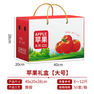 菲華中秋禮盒空盒通用月餅包裝盒禮品盒糕點(diǎn)水果高檔紙箱零食盒定制RY 蘋(píng)果禮盒大號