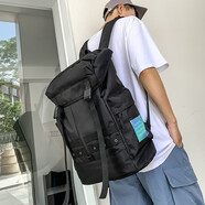威納登雙肩包男潮牌男士大容量旅行包運(yùn)動(dòng)電腦背包初中高中大學(xué)生書包 黑色