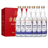方莊北京二鍋頭白酒42度清香型500ml糧食釀造口糧酒非遺工藝?yán)献痔?hào) 56度 500mL 6瓶