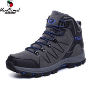 西域駱駝（VANCAMEL）新款戶(hù)外透氣登山鞋女防水防滑山系徒步鞋男爬山專(zhuān)用女鞋 8017男深灰(不加絨) 39