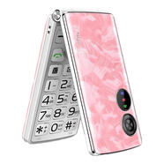 譽(yù)國威翻蓋手機女士D520雙卡雙待超長(cháng)待機翻蓋老人手機老年機大聲音大字體大鍵備用功商務(wù)備用全網(wǎng)通 P90粉色 移動(dòng)版2G不支持5G卡