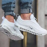 耐克（NIKE）AIR MAX 97男子子彈頭運動氣墊跑步鞋 DH1085 DM8588 純白921826-101 39