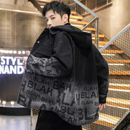 花花公子男士牛仔夾克205春夏季新款帥氣衣服潮流男裝韓版春裝外套男 1925 3XL