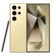 【95成新】三星（SAMSUNG） Galaxy S24 Ultra Al智享生活辦公 四長焦系統(tǒng) SPen 12GB+256GB 鈦羽黃 5G AI手機(jī)