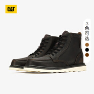 CAT卡特馬丁靴工裝鞋男鞋新復(fù)古回潮機(jī)車靴P7049/P712950/P712947 黑色P712947 40