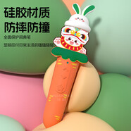 PENC IWATCH適用寶寶巴士點(diǎn)讀筆保護(hù)套jojo早教機(jī)故事點(diǎn)讀機(jī)保護(hù)殼硅膠卡通可愛男女孩翻譯筆外套配件防摔禮物 【橙色】液態(tài)硅膠保護(hù)套+掛繩
