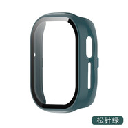 watchbond適用華為榮耀手表4保護殼運動智能手表四代pc鋼化屏幕保護套防摔耐磨男生非原裝配件女生新款配件 松針綠【PC+鋼化一體保護殼】防刮防摔精準開孔 適用榮耀手表4