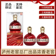瀘州老窖股份出品 純糧酒 白酒 送禮 濃香型白酒 52度 500mL 2瓶 濃香老窖 韻壇