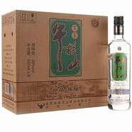 牛欄山二鍋頭珍品陳釀 銀牛 整箱裝 濃香型 高度白酒 口糧酒 39度 500mL 8瓶 銀牛 一斤裝整箱