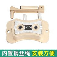 凱頓手搖器升降晾衣架手動(dòng)曬衣架配件手柄雙桿式通用陽(yáng)臺搖把大全涼衣 扇形香檳金12.3-12.6