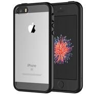 JETech蘋果iPhone 5s手機(jī)殼SE一代【不適用2020款SE】硅膠防摔保護(hù)套4.0英寸屏 黑色