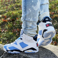 耐克（NIKE）Air Jordan 6 AJ6喬6男子籃球鞋384664 907961 白藍CT8529-410 41