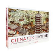 DK穿越時(shí)空系列 穿越時(shí)空的中國 China Through Time 長(cháng)城 街道 城市 港口  7-12歲 5冊套裝 進(jìn)口原版 英文書(shū)