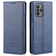 居小智適用紅米note10pro手機殼翻蓋皮套小米錢包式插卡外殼全包邊硅膠軟殼保護套高檔皮質(zhì)磁性吸合 紅米note10pro 5G【藍色】