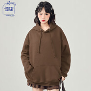 JEANSWEST CLUB真維斯連帽衛衣女2025春秋季寬松外套學(xué)院風(fēng)百搭連帽衫小個(gè)子上衣