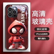 順璨蘋果14promax新款手機殼iphone16男款12mini漫威聯(lián)名11pm鋼鐵俠x TH019蜘蛛俠3D iPhone6s