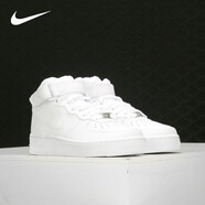 NIKE/耐克 Air Force1 空軍一號男女經(jīng)典日常穿搭高幫運動休閑板鞋 366731-100 女款 35.5