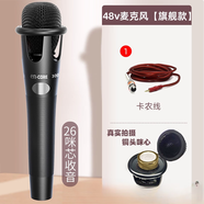 埠帝麥克風(fēng)直播專(zhuān)用48電容麥手機臺式電腦歌錄音話(huà)筒聲卡家用 【旗艦款】  48v e300麥克風(fēng) 適用于創(chuàng  )新內 官方標配