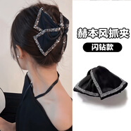 格蒙法式赫本風(fēng)三角抓夾女高級(jí)感2025新款氣質(zhì)鯊魚夾頭飾發(fā)夾女后腦勺