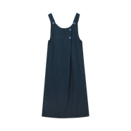 盈永法式學(xué)院風(fēng)條紋背帶裙子女初秋季通勤穿搭氣質(zhì)長(cháng)袖襯 襯衣【單件】 S 40/45kg/