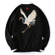 天龍致尊Denon supreme衛衣男女潮牌2021秋季中國風(fēng)醒獅印花嘻哈寬松連帽情侶衛衣外套 9054黑色 XL