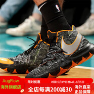 NIKE耐克男鞋 Kyrie 5 黑橙歐文5代全新氣墊實(shí)戰籃球鞋運動(dòng)休閑鞋 AO2919-AO2918-902黑橙 40