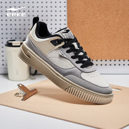 鴻星爾克運動(dòng)板鞋秋季潮流厚底輕便拼接個(gè)性百搭休閑滑板鞋子男鞋