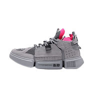 李寧（LI-NING）籃球鞋男韋德之道7凈信男子中幫籃球鞋ABAN079 AGBN069-6/悟道2/凝雪灰 43.5