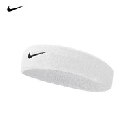 耐克（NIKE）耐克運(yùn)動(dòng)吸汗頭帶跑步導(dǎo)汗帶健身束發(fā)帶防止汗頭箍白色NNN07101OS