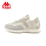 Kappa運動時裝系列情侶男女復(fù)古跑鞋老爹鞋KPCBGMM78C 安哥拉白-027A 36