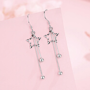 耳環(huán)女銀2021年新款耳釘冷淡風(fēng)潮韓國風(fēng)氣質(zhì)網(wǎng)紅銀飾品長(cháng)款流蘇耳線(xiàn)耳墜耳飾品送女友閨蜜情人節生日禮物 EH9001