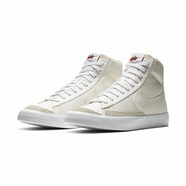耐克（NIKE）新款男女鞋 Blazer Mid 麂皮 男子女子高幫運動(dòng)休閑鞋板鞋 CD8238-100 白色 36