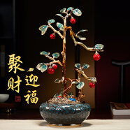 諾詩曼聚寶盆發(fā)財樹擺件客廳電視酒柜裝飾店鋪開業(yè)禮品喬遷之喜搬家禮物