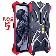 龍豈華碩Rog6手機(jī)殼游戲手機(jī)3保護(hù)殼防摔外殼金屬邊框Pro華碩手機(jī)ROG5s定制吃雞6代天璣版游戲散熱男款 華碩Rog5/Rog5S通用【新雷神升級版】-黑紅