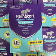 RHINOCORT【澳洲代购】Rhinocort澳洲小犀牛鼻炎喷雾剂德鼻喷 一盒装