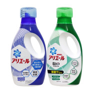 宝洁（P&G）洗衣液日本进口手洗机洗含柔顺剂瓶装 清新花香、屋内去干味各1瓶
