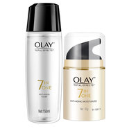 玉蘭油（OLAY） 多效修護霜防曬霜醒膚水潔面乳眼霜爽膚水7效修護 修護霜+醒膚水