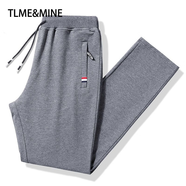TLME & MINE輕奢高端品牌 休閑運動褲子男夏春秋冬季新款直筒寬松加大碼束腳 深灰色直筒 春秋 常規(guī) 5XL （建議180-200斤）