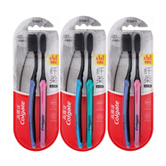 高露潔高露潔備長(cháng)炭牙刷6支裝深潔細軟毛 備長(cháng)炭新包裝顏色隨機 ' 6支