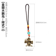 藝巔吉彩 大鵬金翅鳥(niǎo)吊墜藏式項鏈配飾金剛杵象鼻財神手工復古銅掛墜 金翅大鵬鳥(niǎo)樣式二