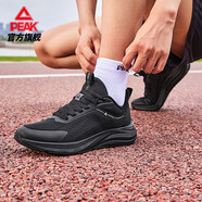 匹克（PEAK）態(tài)極飛馭跑鞋秋季綜訓(xùn)高彈減震跑步鞋 全黑-女款 35