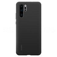 華為（HUAWEI）適用華為P30pro手機(jī)殼液態(tài)硅膠手感p30磨砂保護(hù)殼套防摔全包 黑色 P30Pro